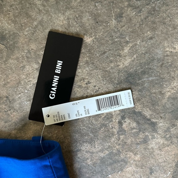 NWT- Gianni Bini Royal Blue Trousers - size 0 - Picture 3 of 4